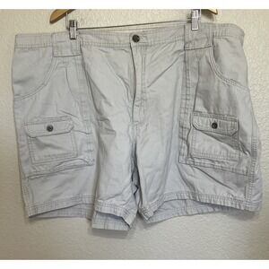 Red‎ Head Shorts Mens Sz 52 Khaki Beige Cargo Hiking Shorts Canvas Casualwear